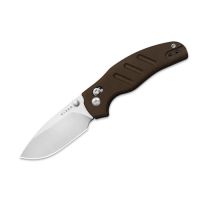 Складной нож Kizer C01C 2.9 CD, сталь Nitro-V, рукоять Norplex UltreX Micarta, коричневый