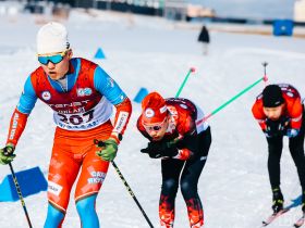 Звезды Олимпийских игр пробежали лыжный марафон с якутянами