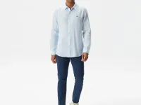 Мужская рубашка Lacoste из смеси льна