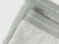 Трусы-транки, 2 шт., Серый