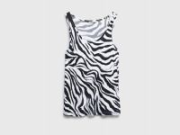 Принтованная майка, Серый