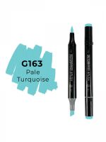 Маркер двухсторонний на спиртовой основе Sketchmarker Brush Цвет Бледно бирюзовый