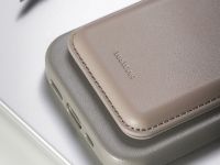 Чехол-бумажник restore: hello, world! Magsafe, экокожа темно-синий