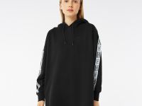 Хлопковое платье Lacoste свободного кроя