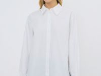 Рубашка из хлопка, Белый