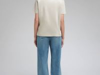 Футболка из мерсеризованного хлопка с принтом