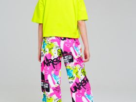 Брюки трикотажные для девочек