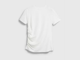 Футболка с драпировкой, Белый