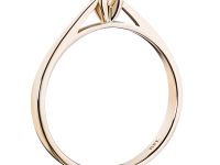 Помолвочное кольцо из красного золота с бриллиантом э0201кц10153900