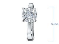 Серьги из серебра э0612сг01182100