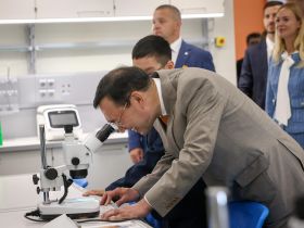 Первая линейка состоялась в якутском образовательном комплексе «Точка будущего»