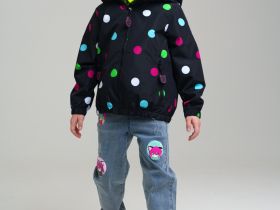 Комплект трикотажный для девочек: шапка, снуд