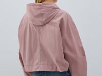 Ветровка с капюшоном, Розовый