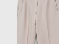 Зауженные книзу брюки, Бежевый