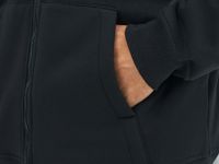 Утеплённая толстовка на молнии, Черный