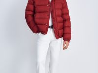 Пуховая стеганая куртка с капюшоном