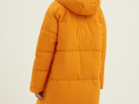 Стеганое утепленное пальто oversize силуэта