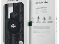 Чехол Lacoste Silver Croc MagSafe для Galaxy S25 Ultra черный