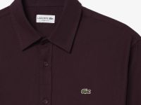 Мужская фланелевая рубашка Lacoste прямого кроя