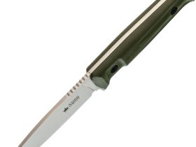 Тактический нож Kizlyar Supreme Sturm, сталь AUS-8, рукоять Kraton, олива