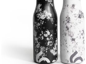 Бутылка для воды с логотипом «б.» Белая