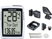 Велокомпьютер Sigma Sport BC 12.0 STS CAD с датчиком каденса беспроводной (белый)