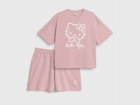 Пижама с принтом Hello Kitty для девочек, Розовый