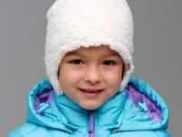 Шапка трикотажная для девочек