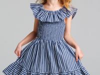 Платье текстильное для девочек