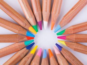 Карандаш профессиональный цветной "Мастер-класс" №203, кадмиевый лимонный