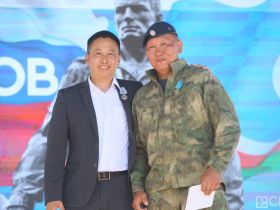 На главной площади Якутска чествовали ветеранов боевых действий