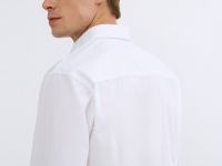 Рубашка Slim из поплина, Белый