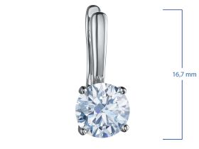 Серьги из белого золота э4712сг12231176