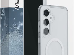 Клип-кейс VLP Crystal MagSafe для Samsung Galaxy S24 FE Прозрачный