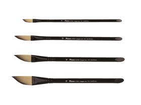 Кисть синтетика №12 даггер лайнер Pinax "HI-TECH 919" короткая ручка, акрил