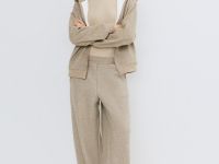 Утеплённые брюки, Бежевый