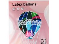 Набор воздушных шаров MESHU М9/23 см, 100 шт, пастель, 12 цветов ассорти