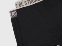 Трусы для мальчиков, 2 шт., Черный