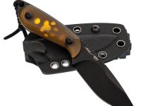 Туристический нож Kizer Buddy black сталь Nitro-V, рукоять Ultem