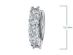 Серьги из белого золота э4712сг03220005