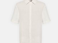 Рубашка изо льна с коротким рукавом