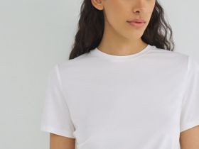 Футболка с драпировкой, Белый