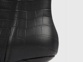 Ботильоны из натуральной кожи, Черный