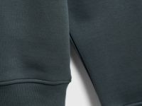 Толстовка с воротником-стойкой на молнии, Зеленый