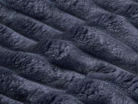 Плед Мягкая полоска/Soft strip, синий