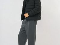 Лёгкая утеплённая куртка, Черный