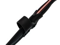 Туристический нож Маус, сталь AUS-10Co, рукоять черный G10, прямые спуски