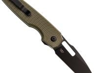 Складной нож Kizer Dogfish, сталь NitroV, рукоять G10, оливковый