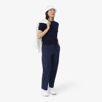 Женские брюки-чиносы прямого кроя из хлопкового габардина Lacoste