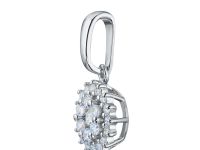 Классическая подвеска из серебра э0612пд06184900_white